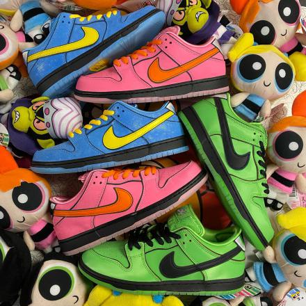 国内12月14日/15日発売予定】 パワーパフガールズ × ナイキ SB ダンク