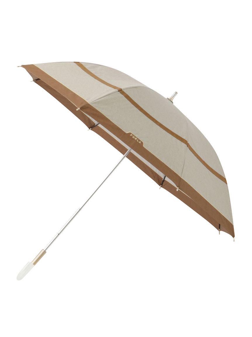 晴雨兼用日傘】フルラ (FURLA) 切り継ぎグログラン 一級遮光99.99％ 遮