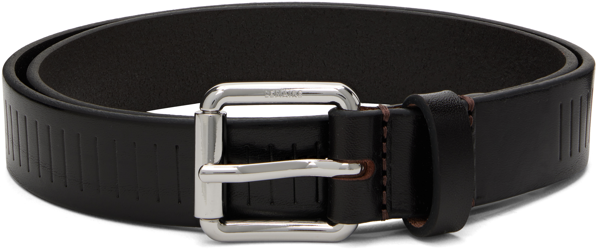 LEMAIRE: ブラウン Rail ベルト | SSENSE 日本