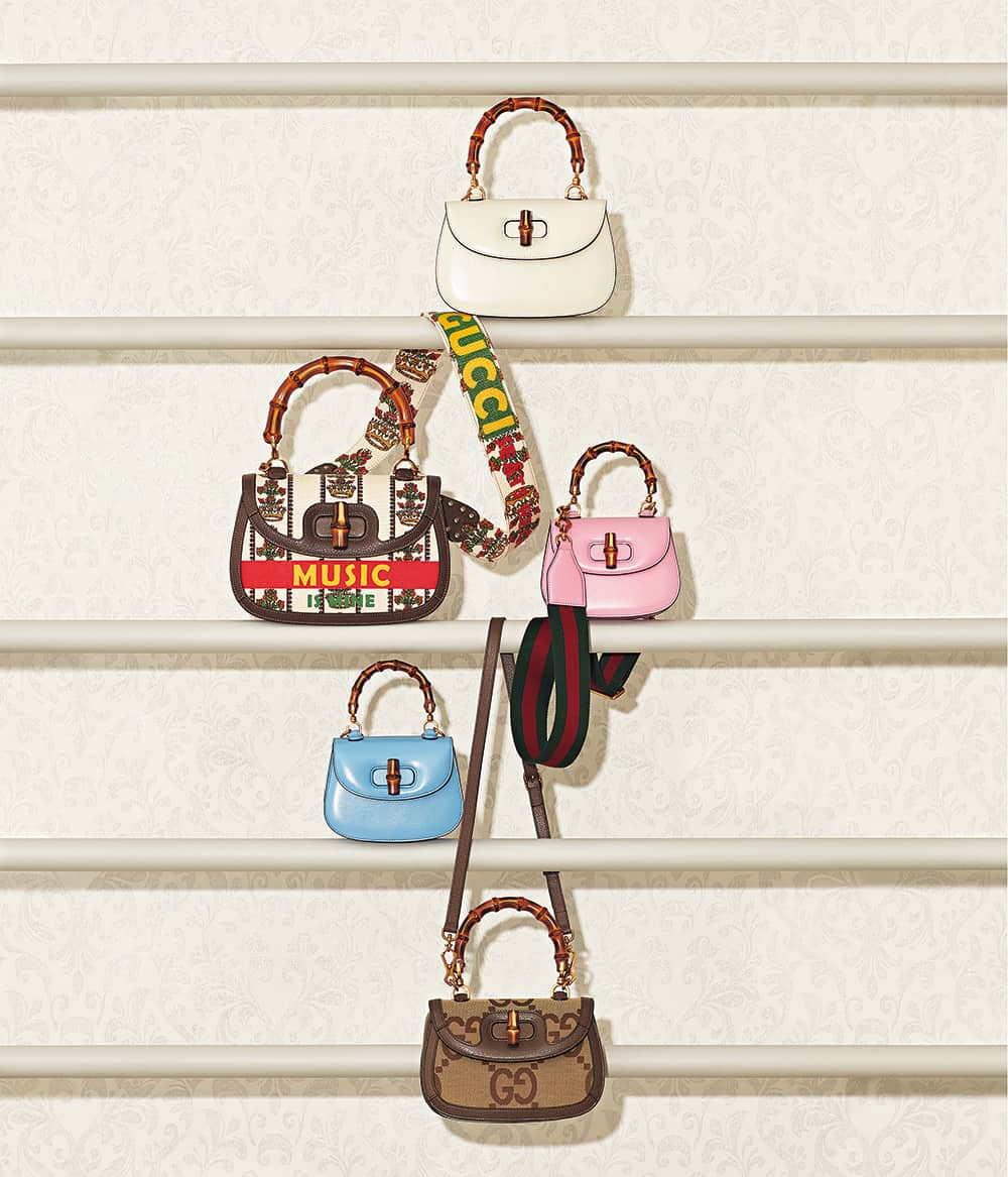 グッチといえばのバンブーハンドルバッグの新作に、大人は注目