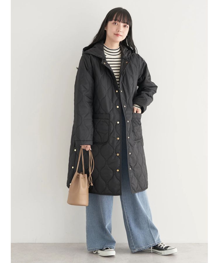 2wayキルティングコート/earth music&ecology（アース ミュージック