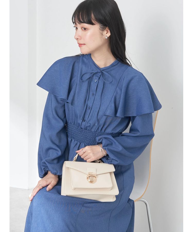 デニムライクワンピース/earth music&ecology（アース ミュージック