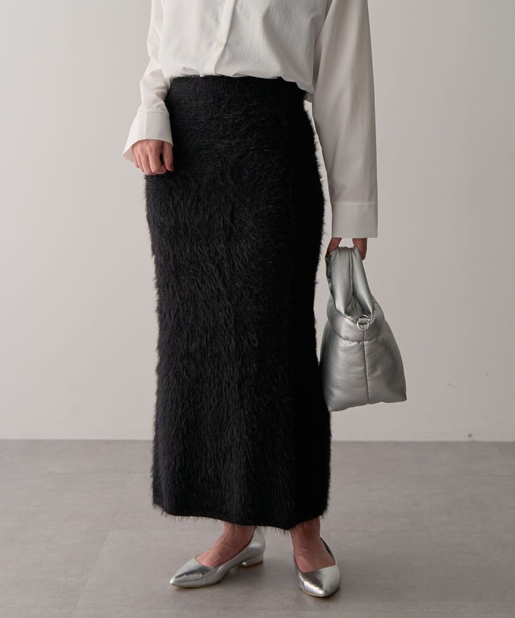 Petit Fleur シャギーニットスカート/Green Parks（グリーン パークス