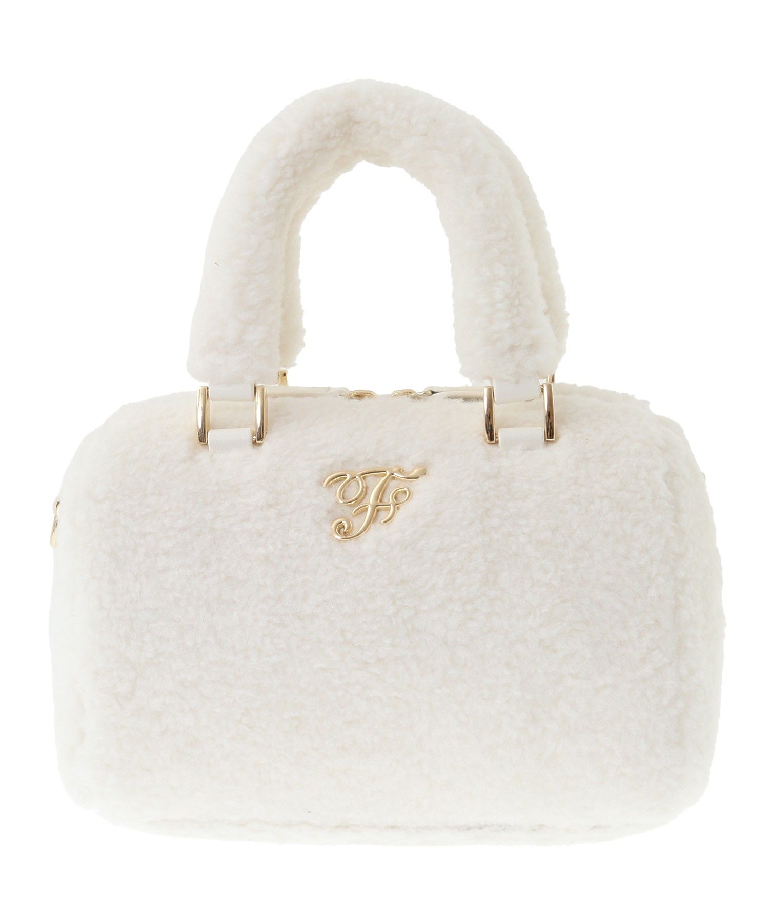 フェイクファーボストンバッグ/Maison de FLEUR（メゾン ド フルール