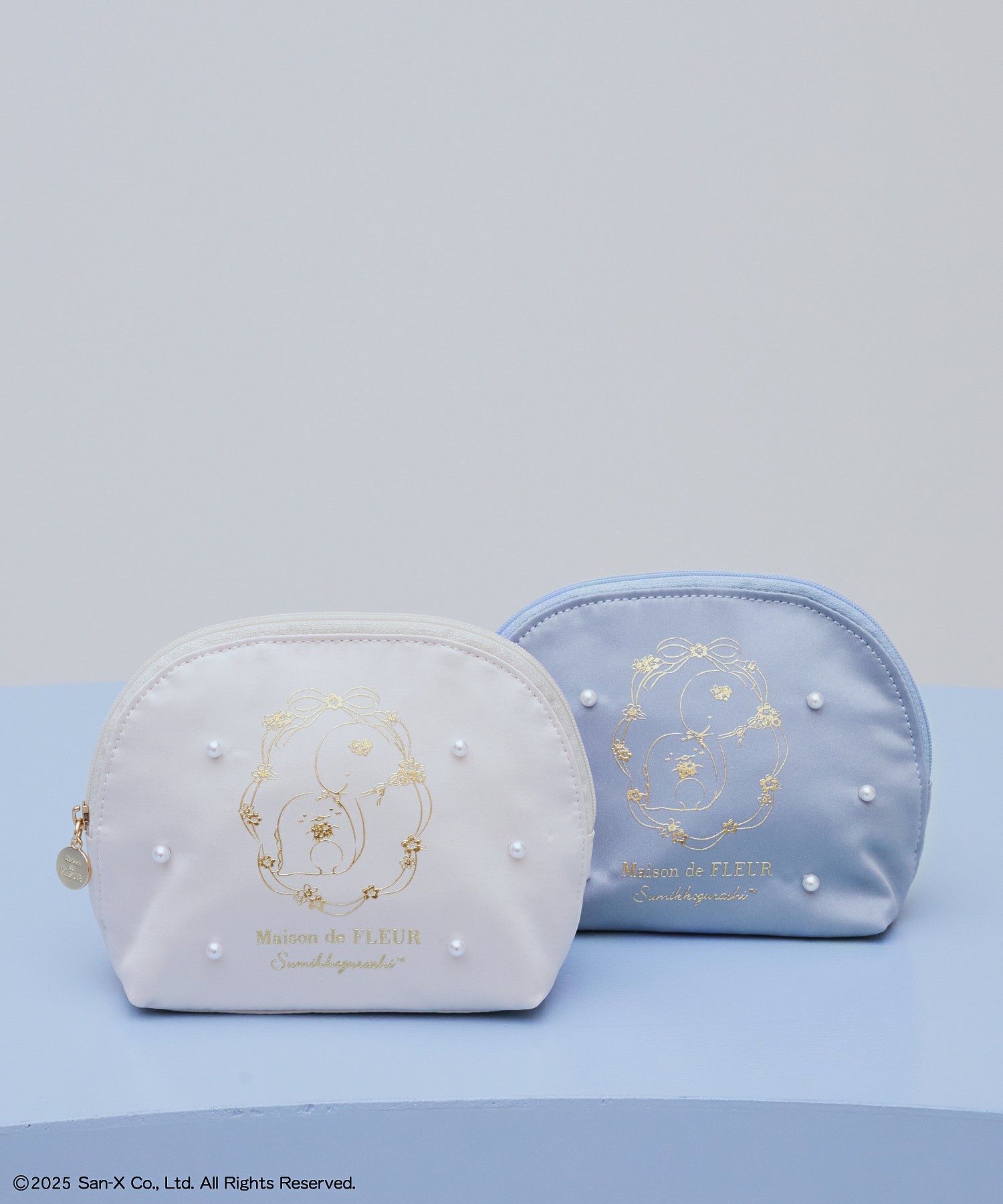 すみっコぐらし とかげ ラウンドポーチ/Maison de FLEUR（メゾン ド