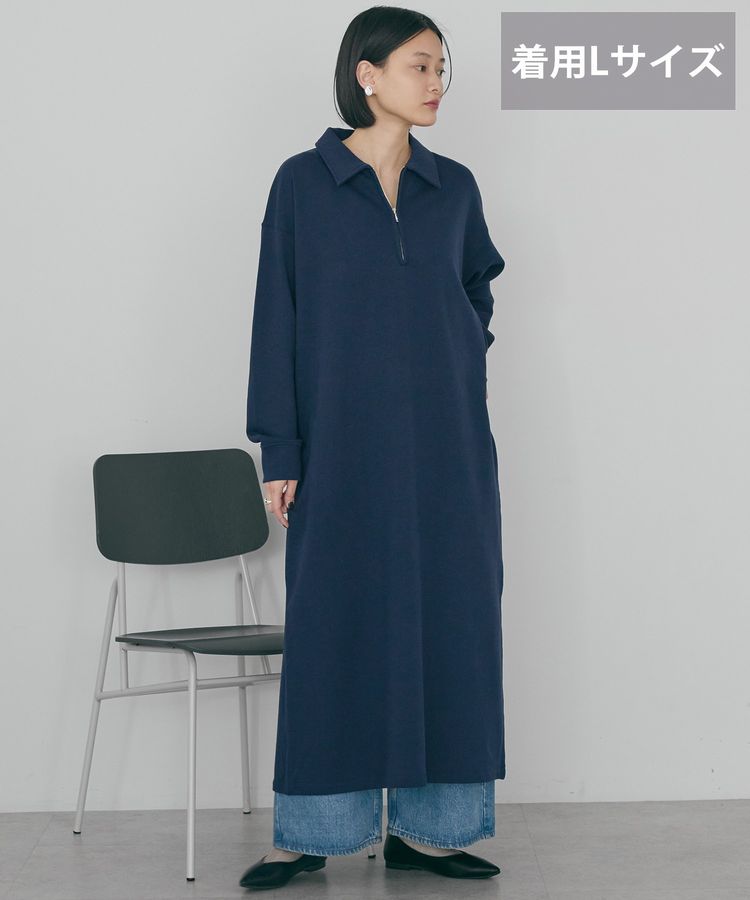 選べる丈】ハーフZIPワンピース/AMERICAN HOLIC（アメリカンホリック