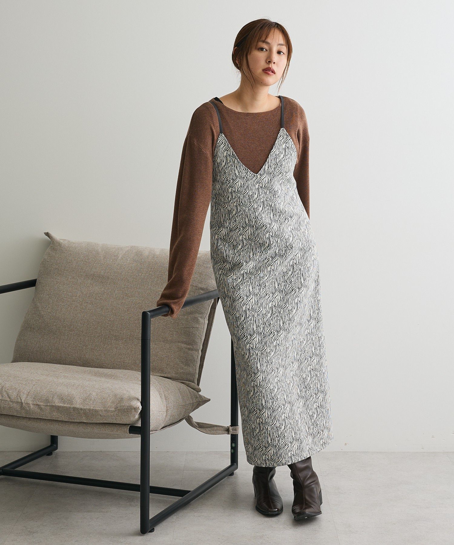 ゼブラ柄キャミワンピース/CRAFT STANDARD BOUTIQUE（クラフト