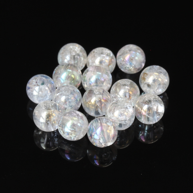 粒売り/バラ売り】レインボークラック水晶 4mm｜天然石