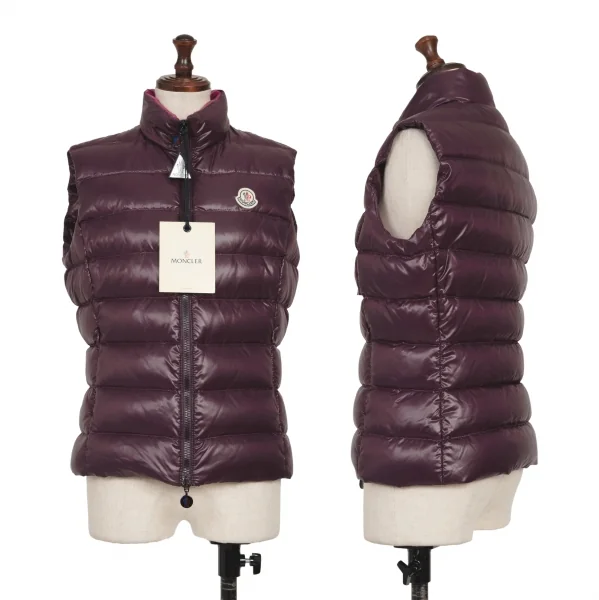 モンクレールMONCLER GHANY ナイロンダウンベスト 紫1 (K-136238)