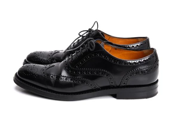 チャーチChurch's ウィングチップレザーシューズ 黒35.5(24cm位) (K