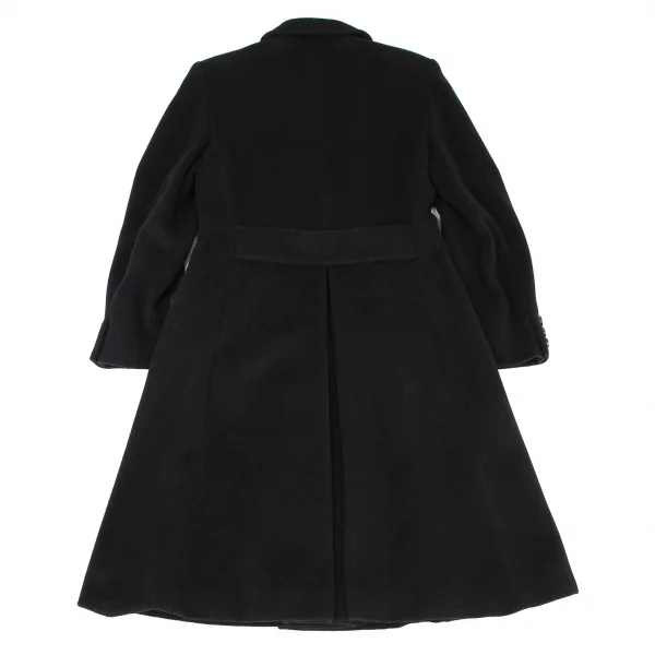スポーツマックスSPORTMAX ウールアンゴラダブルブレストコート 黒36