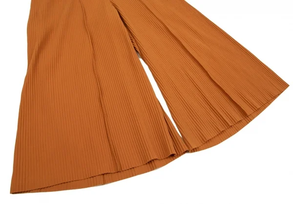 イッセイミヤケ ミーISSEY MIYAKE me ファインニットプリーツガウチョ