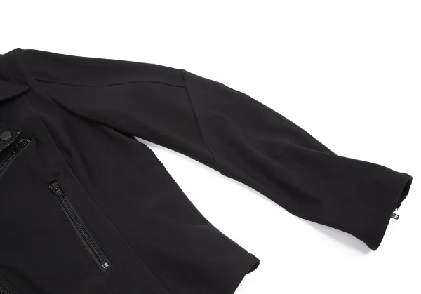 イッセイミヤケISSEY MIYAKE ナイロンライダースジャケット 黒2 (K-117508)