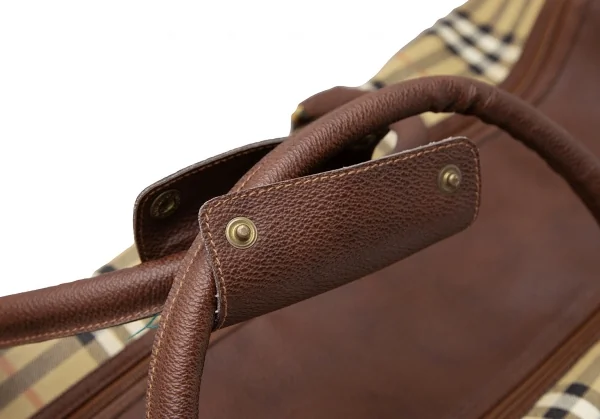 バーバリーズBurberrys' ヘイマーケットチェックダブルジップボストン