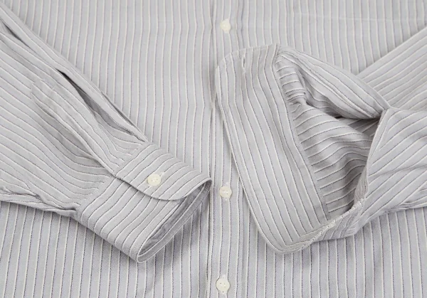 ジョルジオ アルマーニGIORGIO ARMANI コットンダブルストライプシャツ