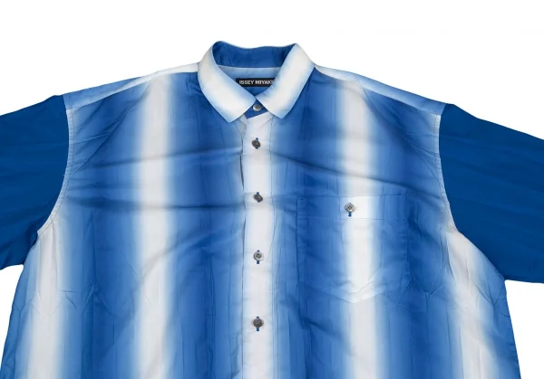 イッセイミヤケ メンISSEY MIYAKE MEN グラデーションプリントプリーツ