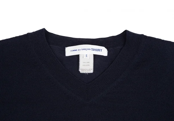 コムデギャルソン シャツCOMME des GARCONS SHIRT ウールVネック