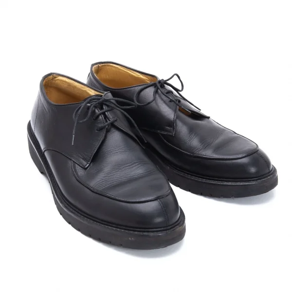 ジョルジオ アルマーニGIORGIO ARMANI レザーローカットシューズ 黒8 1