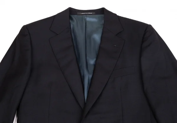 グッチGUCCI ウールセットアップスーツ 紺M位 (K-125887)