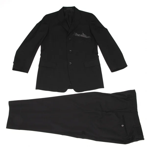 ヨウジヤマモトプールオムYohji Yamamoto POUR HOMME ウールギャバ女優