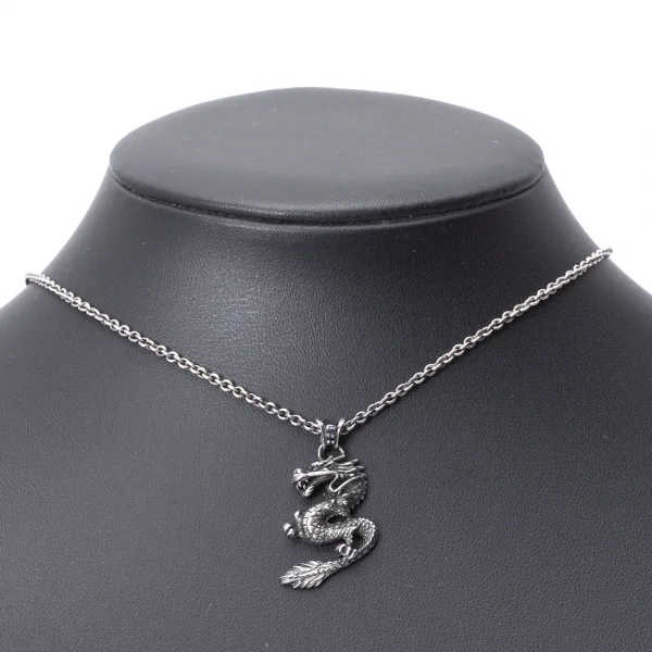 パトリックコックスPATRICK COX ドラゴンネックレス シルバー (K-134676)