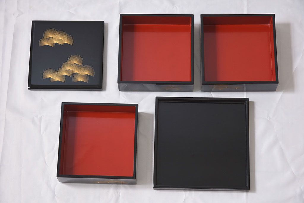 公式】アンティーク家具ラフジュ工房商品詳細ページ輪島塗 寿松沈金