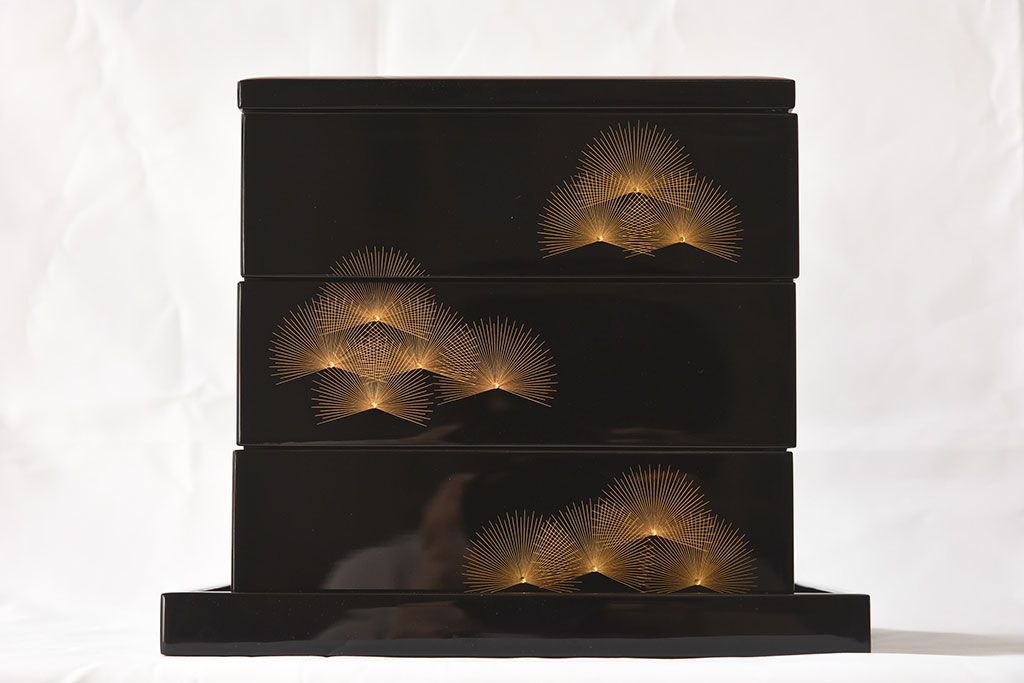 公式】アンティーク家具ラフジュ工房商品詳細ページ輪島塗 寿松沈金