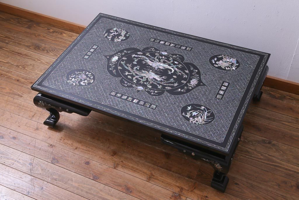 公式】アンティーク家具ラフジュ工房商品詳細ページ民芸家具 螺鈿細工