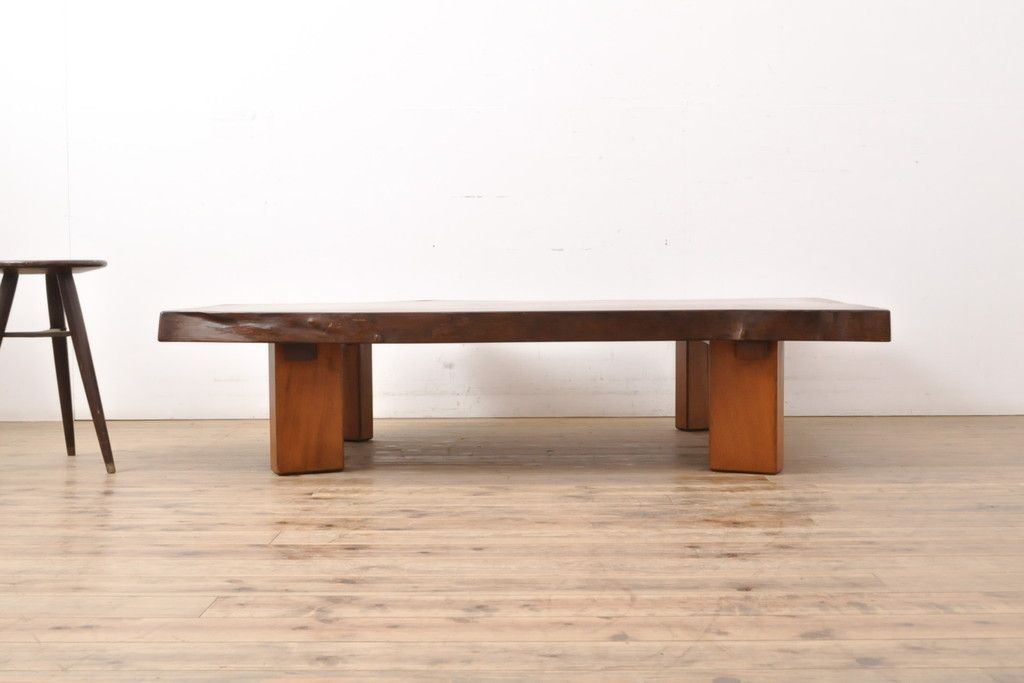 公式】アンティーク家具ラフジュ工房商品詳細ページ中古 美品 分厚い欅