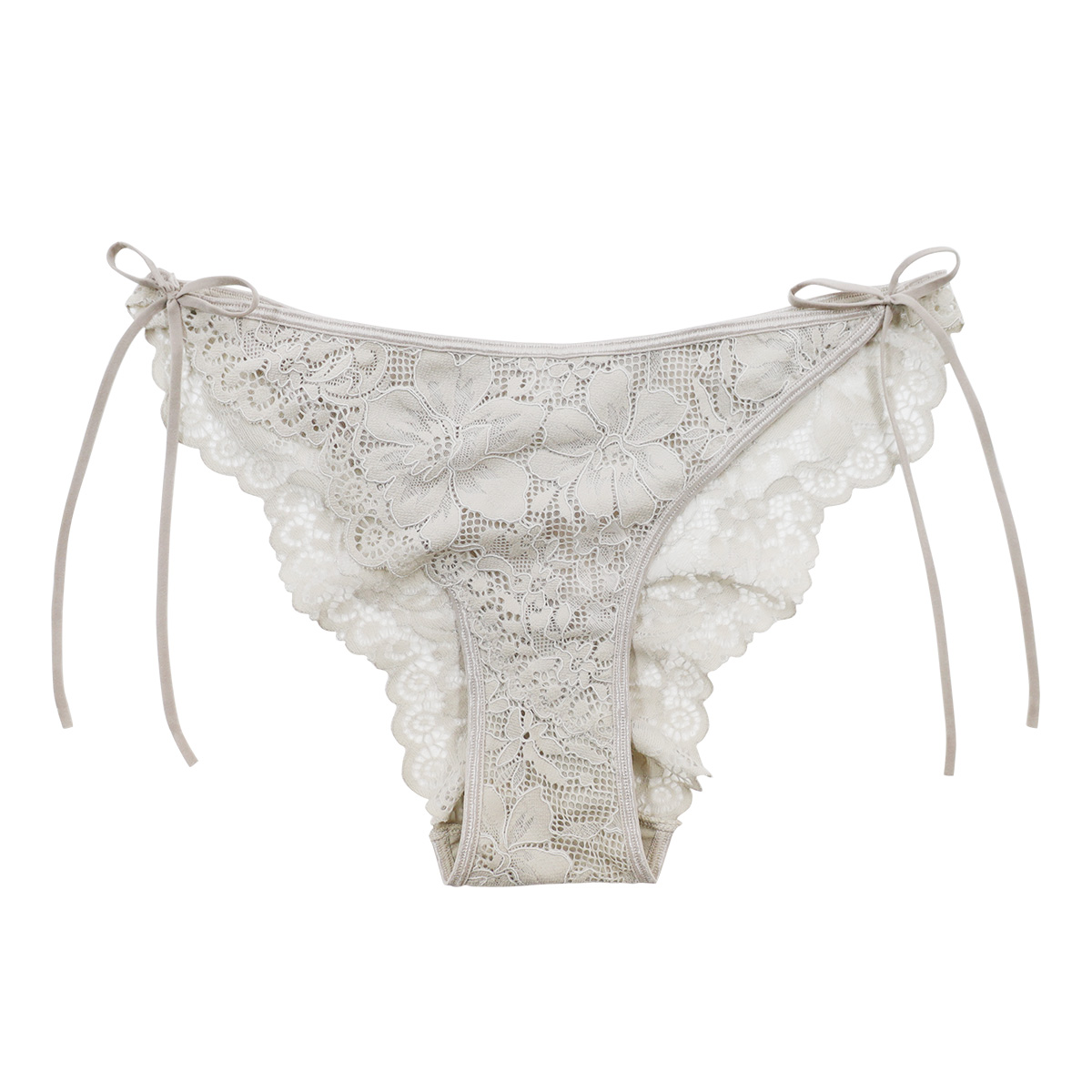 アンブラ ANNEBRA Pleat ノーマルショーツ 総レース サイドリボン 単品