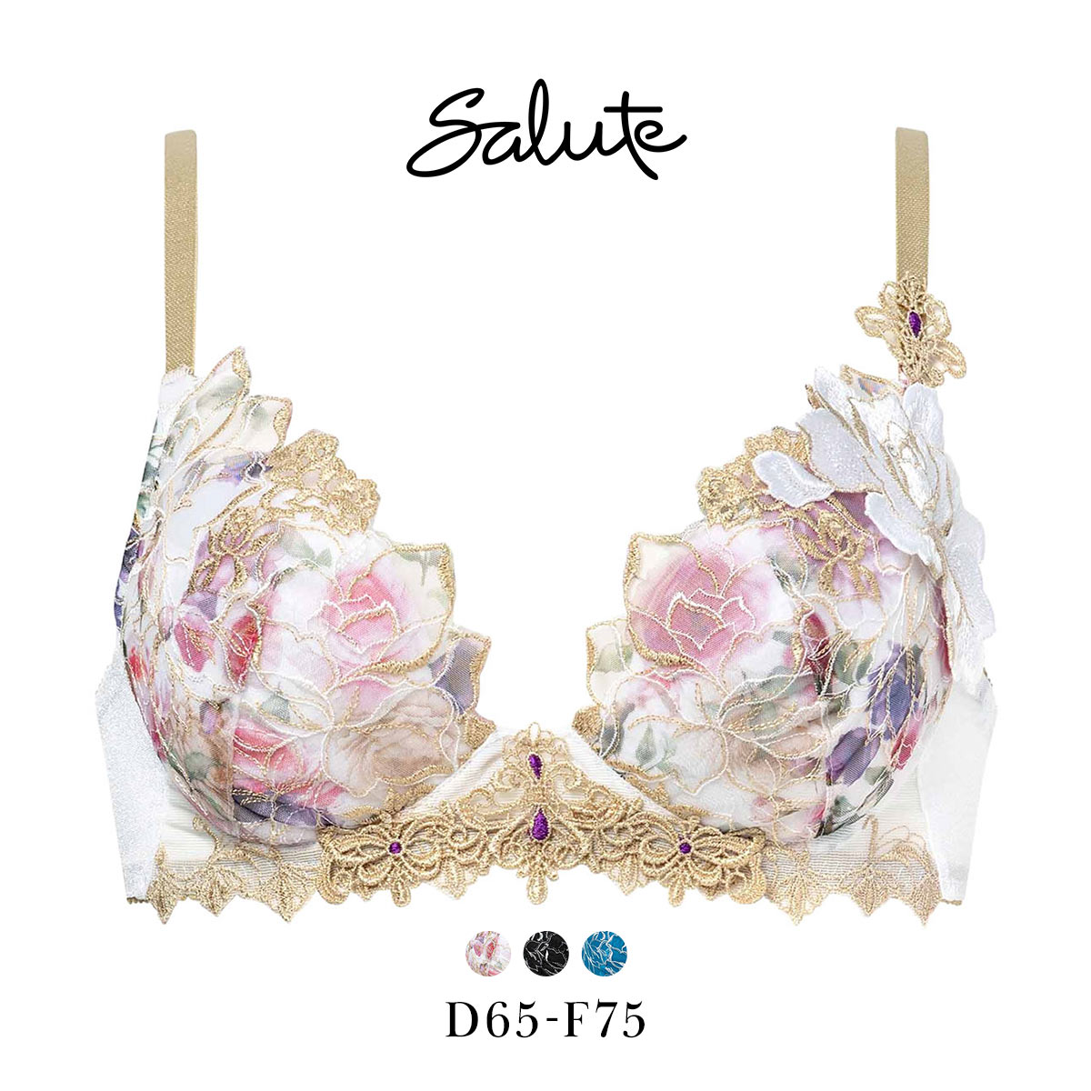 ワコール サルート 17グループ 17G VIVA LINE ブラジャー DEF