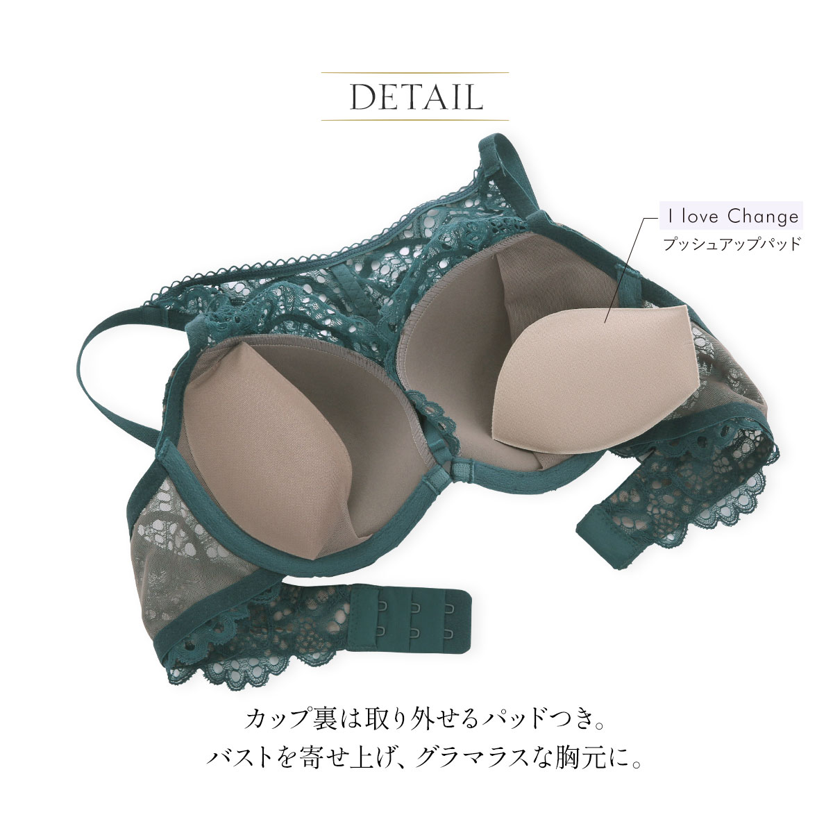 アンブラ ANNEBRA Charisma 2 デコルテレース ブラジャー BCDEFG