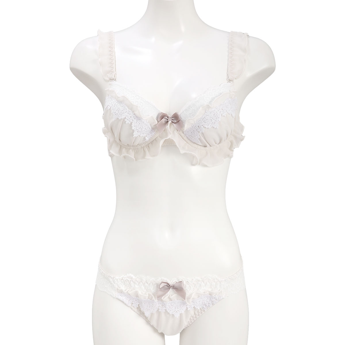 ピュアシェリ スウィートシフォンフリル×ケミカル ブラセット ABCD