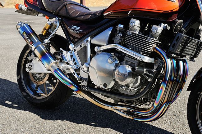 Webike | MotoGear モトギア 手曲げフルエキゾーストマフラーセンター