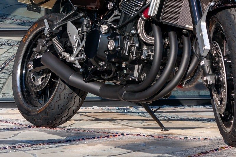 Webike | ARCHI アーキ 手曲げショート管マフラー Z900RS(189-2041