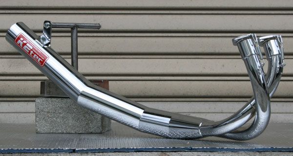 Webike | K2TEC ケイツーテック クロス集合メッキ チャンバー RZ250R