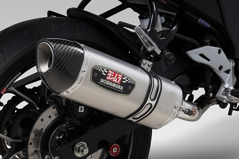 Webike | YOSHIMURA ヨシムラ 機械曲R-77Sサイクロン カーボンエンド