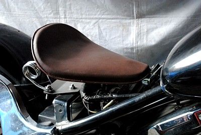 Webike | 部品屋K&W 専用ソロシートキット スプリングタイプ (本革