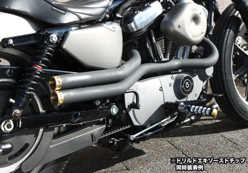 Webike | EASYRIDERS イージーライダース ショットパイプ ブラック XL