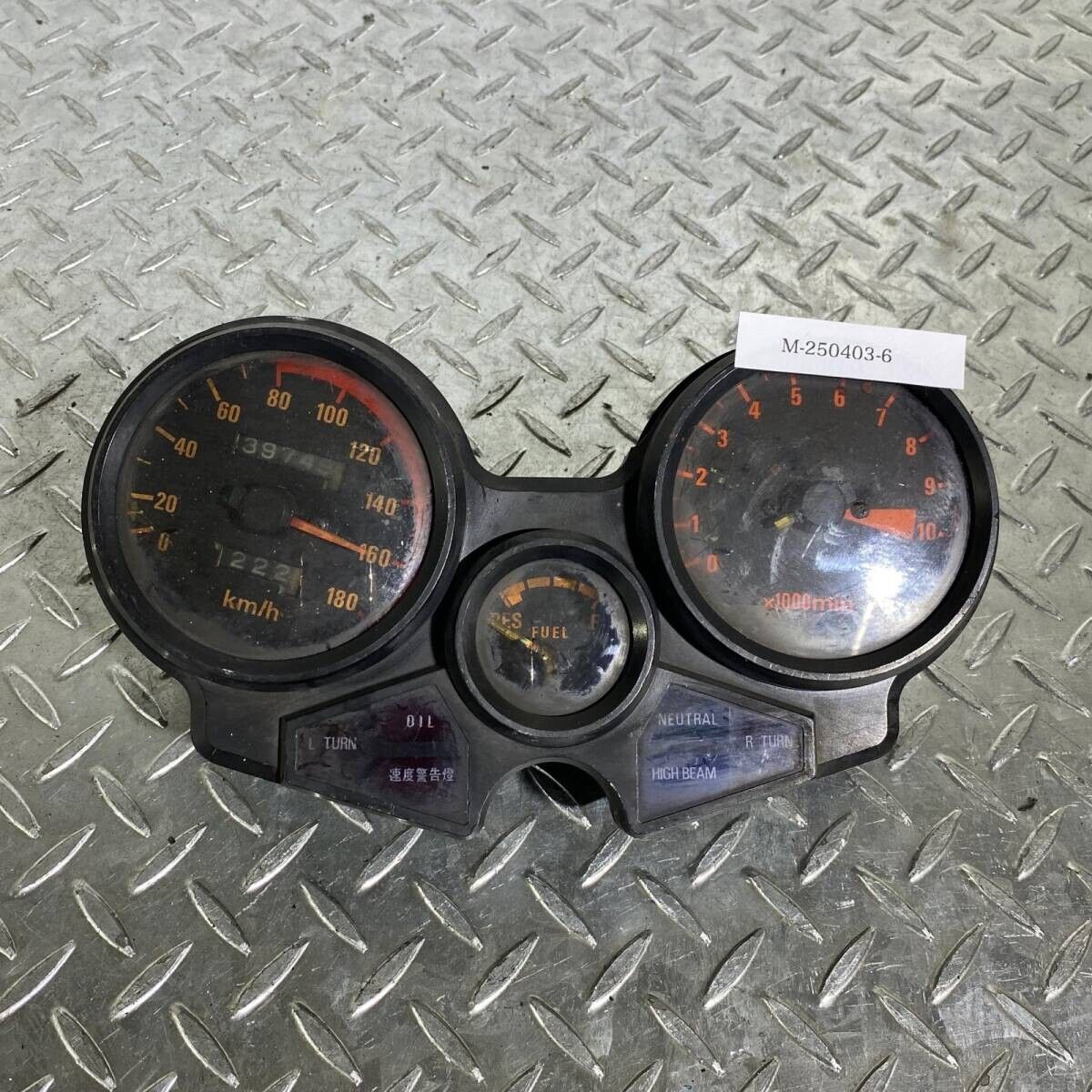 ホンダ純正日本精機cbx400f 550f フルスケールスピードメーター