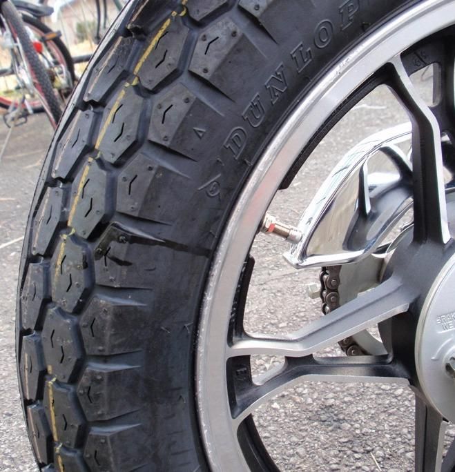 SUZUKI GN125「念願のチューブレス化……リアだけだけど」 | ウェビック