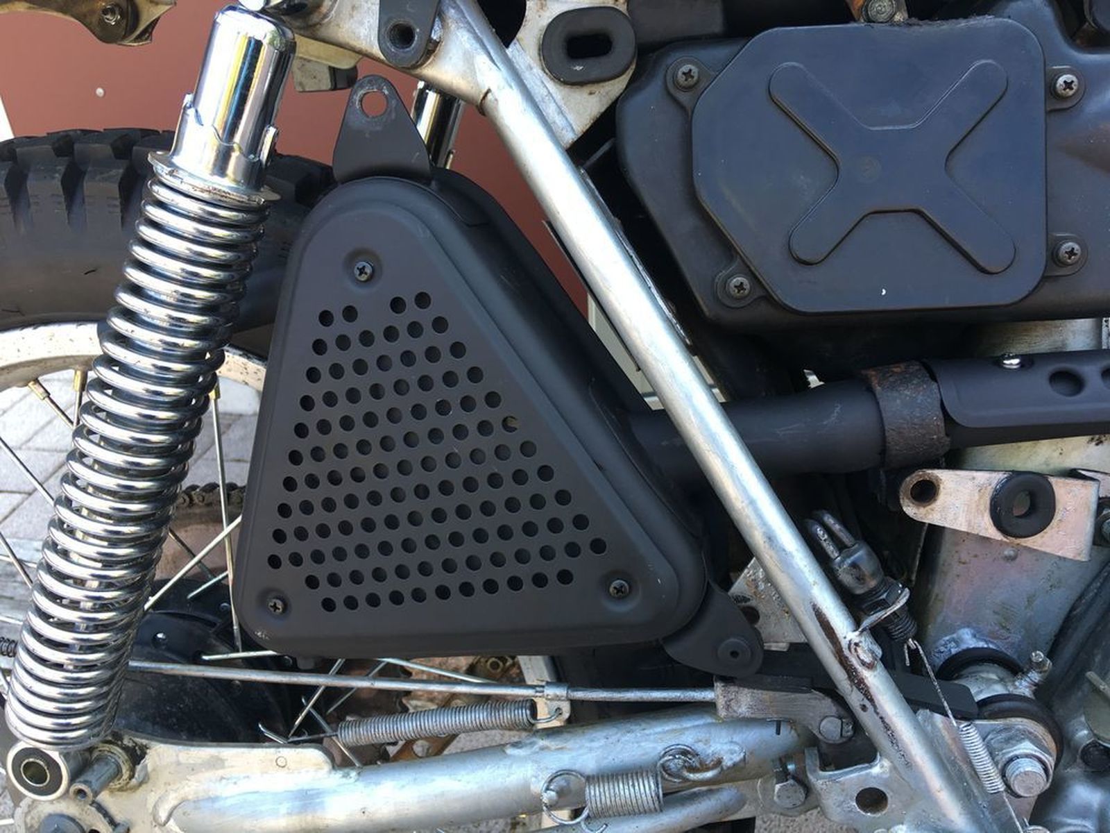 HONDA TL125イーハトーブ(TL125S)「マフラー交換失敗で元に戻したの巻