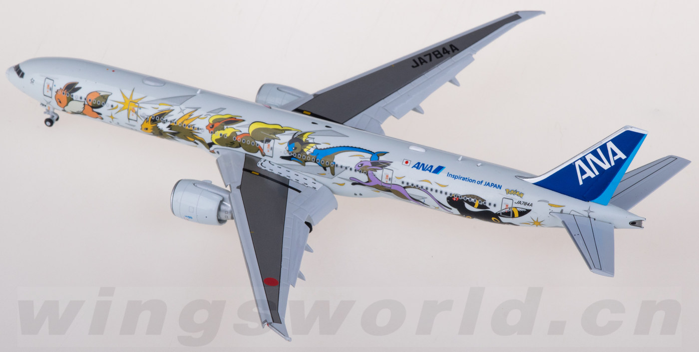 SA4033A ANA 全日空Boeing 777-300ER JA784A 襟翼放下版JC Wings 1:400
