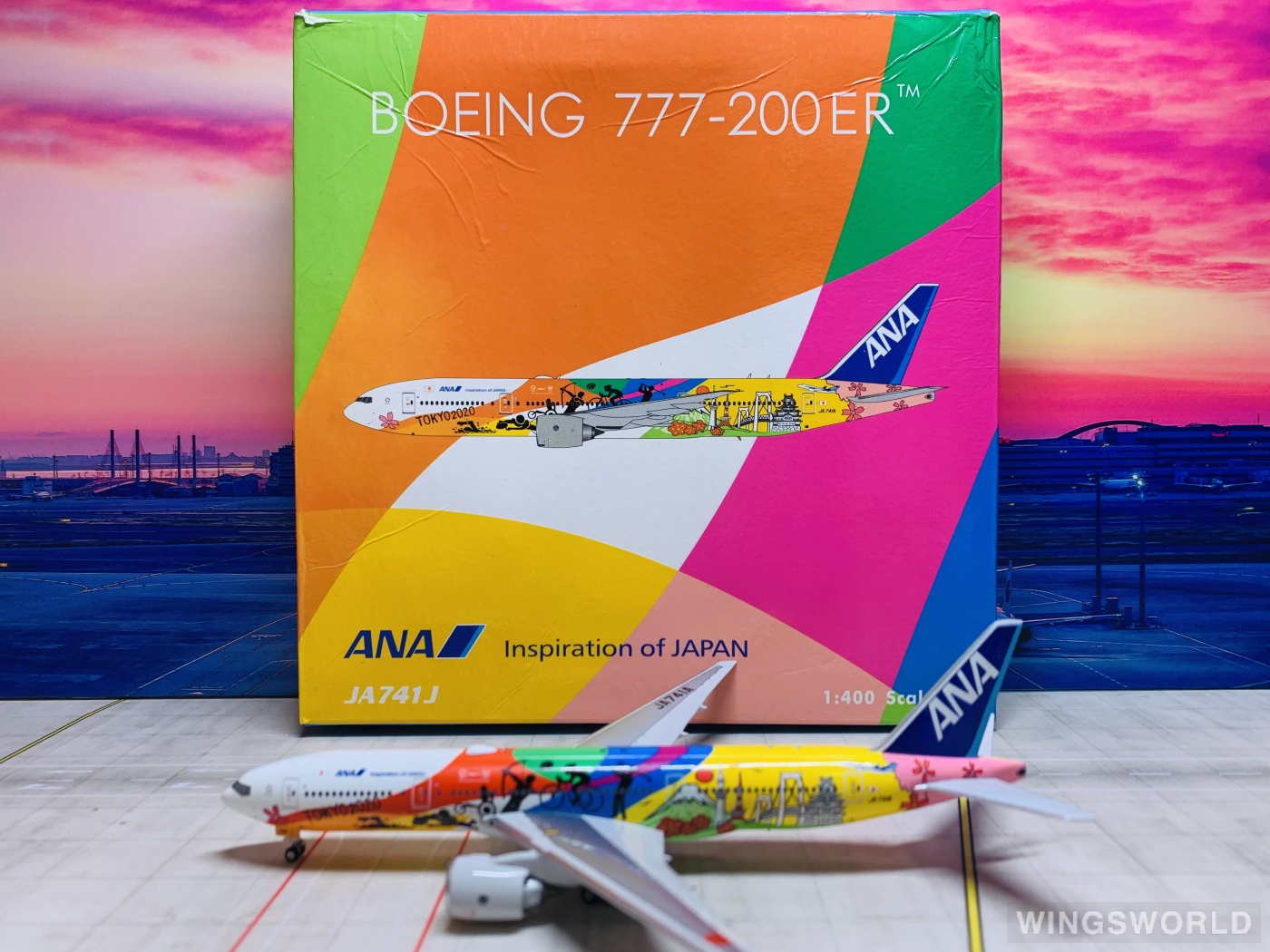 Phoenix 1:400 Boeing 777-200 ANA 全日空PH04191 JA741A 东京2020彩绘