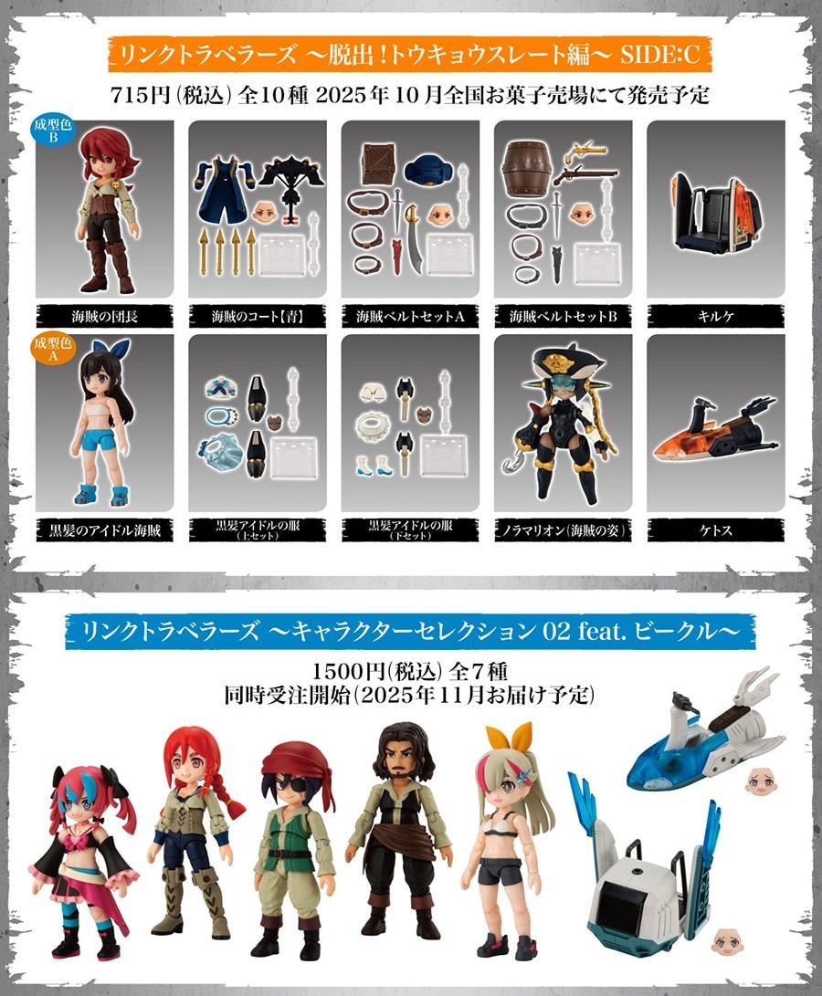 バンダイガシャポン『LINK TRAVELERS～キャラクターセレクション02
