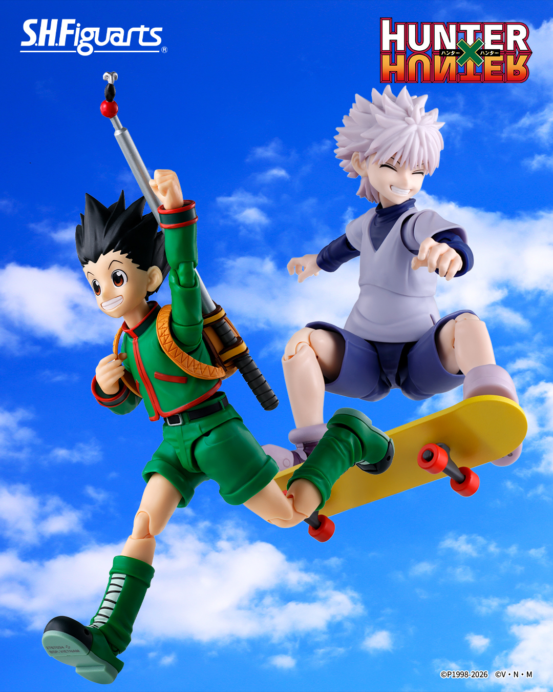 S.H.Figuarts「『HUNTER×HUNTER』ヒソカ／ゴン＆キルア ハンター試験編