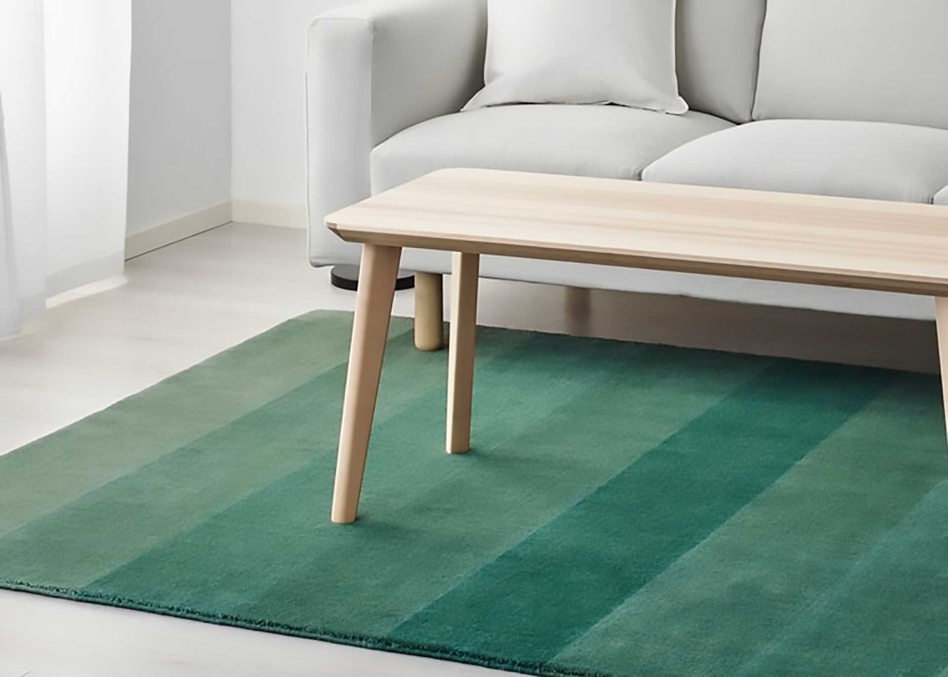 イケアのイチオシはウールラグ個性的で美しいハンドメイドラグ