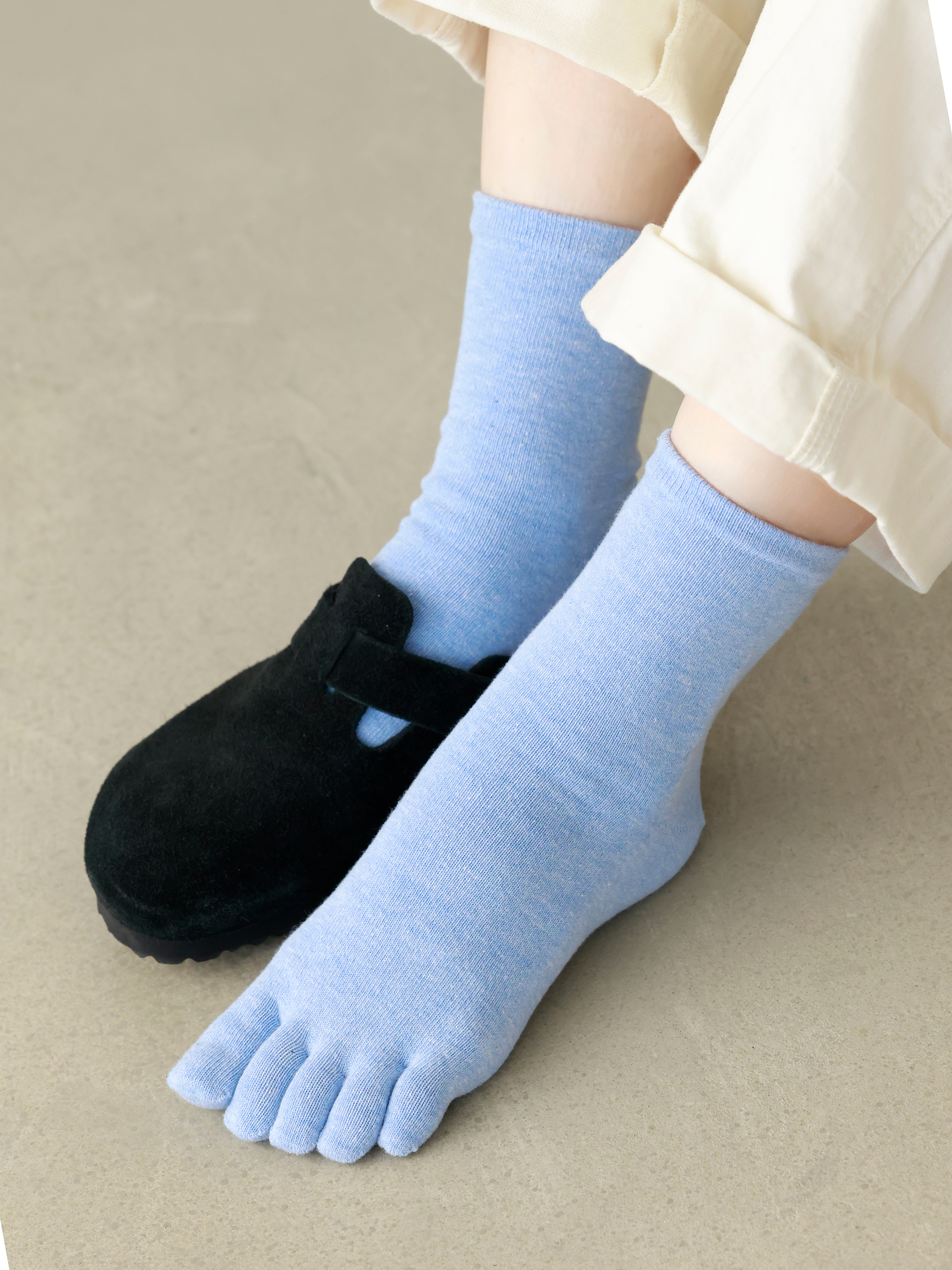 無地五本指ショートソックス ( 011132711 ) | 靴下屋公式通販 Tabio