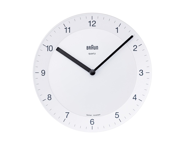 BRAUN Wall Clock BNC006-NRC(ブラウン ウォールクロック BNC006-NRC