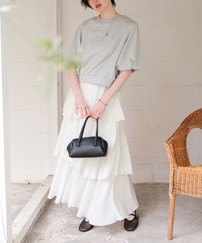 ランダムヘムティアードスカート | titivate